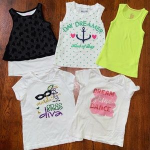 Girls 4/5 shirt bundle